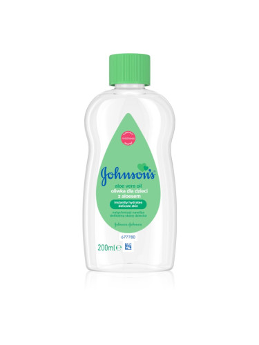 Johnson's® Care олио  с алое вера 200 мл.