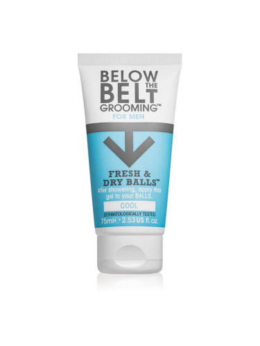 Below the Belt Grooming Cool Intimate Gel гел за интимна хигиена за мъже 75 мл.