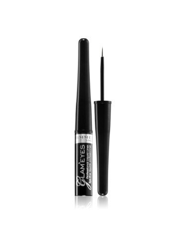 Rimmel Glam' Eyes течни очни линии цвят 001 Black 3.5 мл.