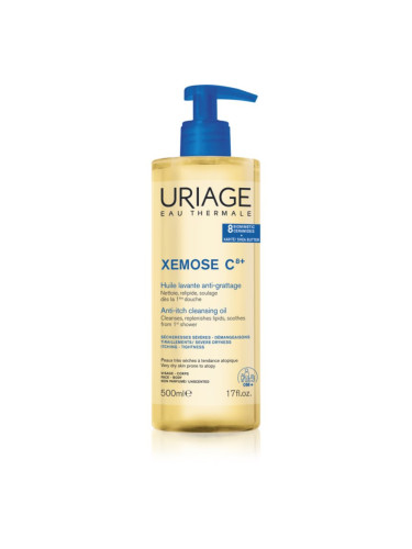 Uriage Xemose C8+ Anti-Itch Cleansing Oil успокояващо почистващо олио за суха и екзематична кожа 500 мл.