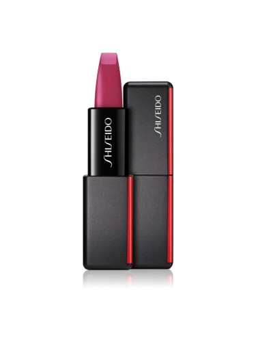 Shiseido ModernMatte Powder Lipstick матово пудрово червило цвят 518 Selfie (Raspberry) 4 гр.
