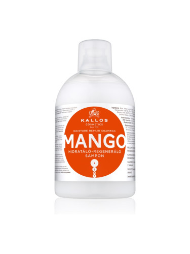 Kallos Mango хидратиращ шампоан за суха, увредена и химически третирана коса 1000 мл.
