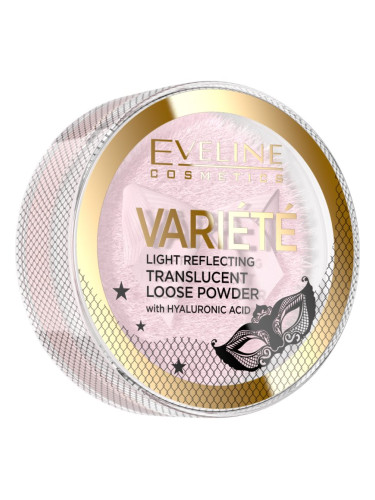 Eveline Cosmetics Variété прозрачна насипна пудра с апликатор 6 гр.