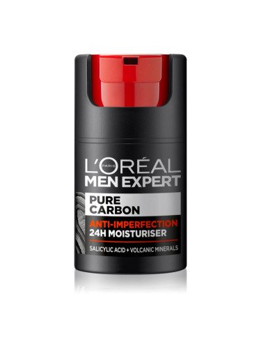 L’Oréal Paris Men Expert Pure Carbon дневен хидратиращ крем против несъвършенства на кожата 50 гр.