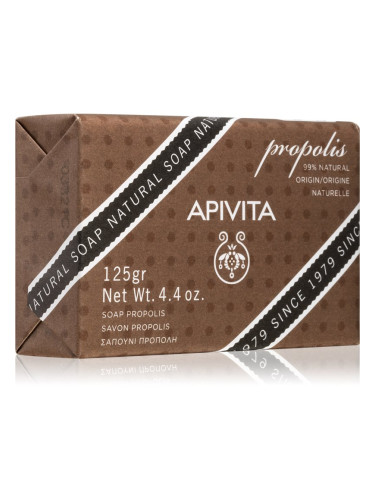 Apivita Natural Soap Propolis почистващ твърд сапун 125 гр.