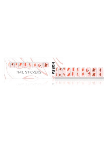 NOBEA Accessories Nail File Стикери за нокти Red & pink 1 бр.