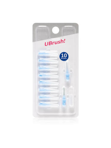 Herbadent UBrush! резервни четки за междузъбно пространство 0,5 mm Blue 10 бр.