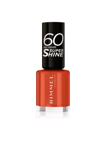 Rimmel 60 Seconds Super Shine лак за нокти цвят 410 Wild Spice 8 мл.