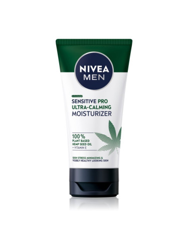 Nivea Men Sensitive Hemp успокояващ крем за лице с конопено масло за мъже 75 мл.