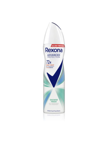 Rexona Advanced Protection Shower Fresh антиперспирант спрей 150 мл.