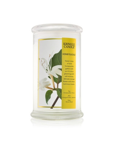Kringle Candle Honeysuckle ароматна свещ 624 гр.