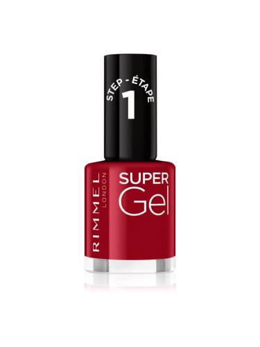 Rimmel Super Gel гел лак за нокти без използване на UV/LED лампа цвят 056 Sexy Santa 12 мл.