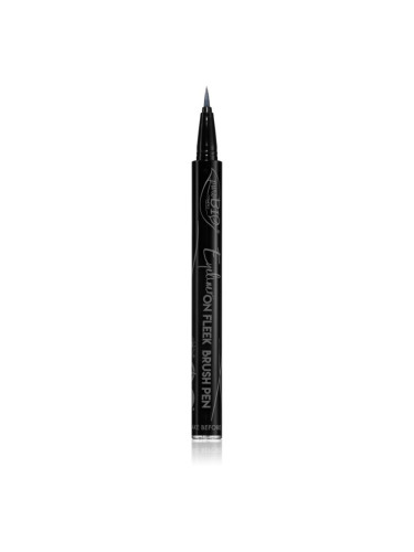 puroBIO Cosmetics On Fleek Brush Pen течна очна линия в писалка 0,69 мл.