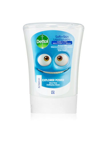 Dettol Soft on Skin Kids Explorer Power пълнител за безконтактен дозатор за сапун 250 мл.