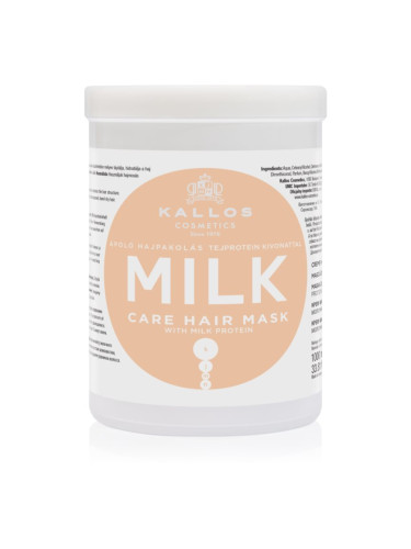 Kallos KJMN Professional Milk маска с млечен протеин 1000 мл.