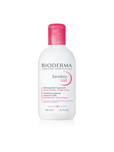 Bioderma Sensibio Lait почистващо мляко за чувствителна кожа на лицето 250 мл.