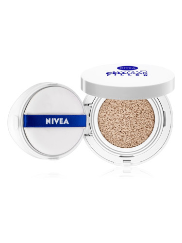 NIVEA Hyaluron Cellular Filler Cushion фон дьо тен в гъба 3 в 1 цвят 02 Medium 15 гр.