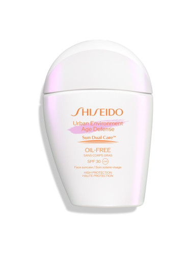 Shiseido Sun Care Urban Environment Age Defense матиращ слънцезащитен крем за лице SPF 30 30 мл.