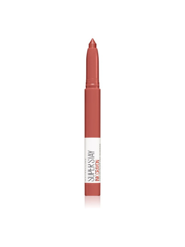 MAYBELLINE NEW YORK SuperStay Ink Crayon стик-червило цвят 40 Laugh Louder 1.5 гр.