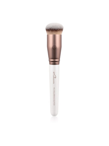 Luvia Cosmetics Prime Vegan Blurring Buffer четка за пудра и грим 115 (Pearl White / Metallic Coffee Brown) 1 бр.