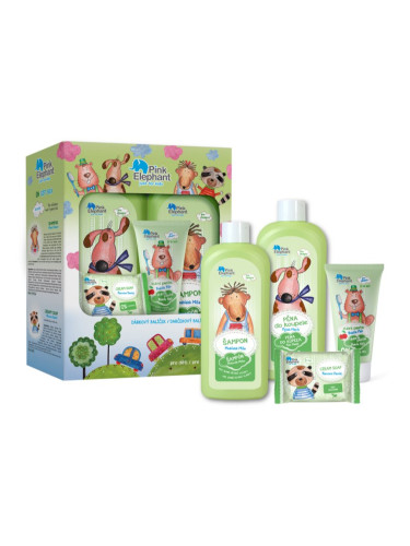 Pink Elephant Boys подаръчен комплект за деца Teddy bear