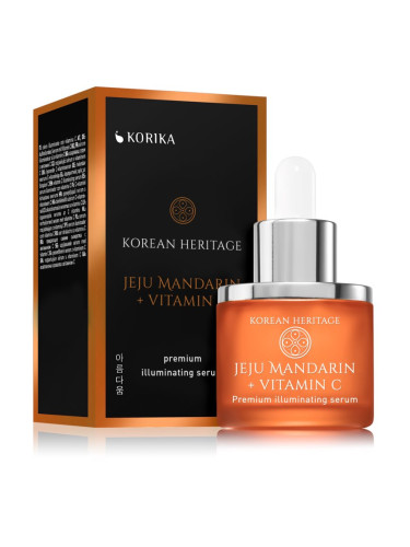 KORIKA Korean Heritage Jeju Mandarin + Vitamin C Premium Illuminating Serum серум за лице (озаряващ) с витамин С 30 мл.