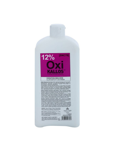 Kallos Oxi кремообразна активираща емулсия 12% за професионална употреба 1000 мл.