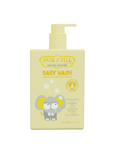 Jack N’ Jill Natural Bathtime Baby Wash нежен душ гел за бебета 300 мл.