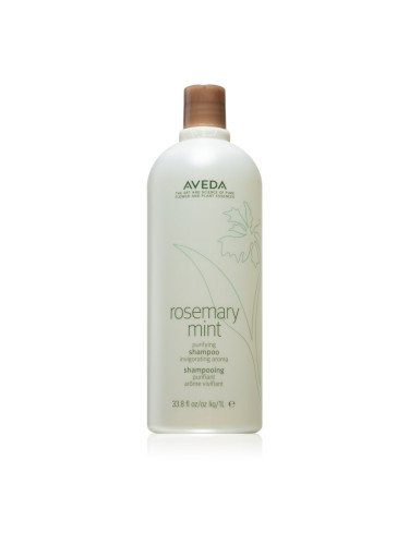 Aveda Rosemary Mint Purifying Shampoo дълбоко почистващ шампоан за блясък 1000 мл.