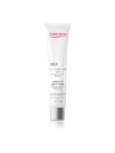 Topicrem MELA Corrective Night Cream нощен коригиращ крем против пигментни петна 40 мл.