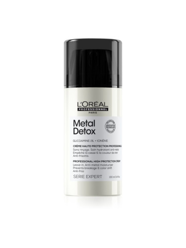 L’Oréal Professionnel Serie Expert Metal Detox защитен крем за крехка и стресирана коса 100 мл.