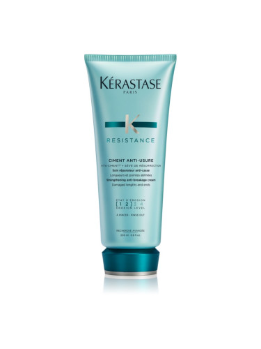 Kérastase Résistance Ciment Anti-Usure лека интензивна грижа с подсилващ ефект за слаба и леко увредена коса и цъфтящи краища 200 мл.