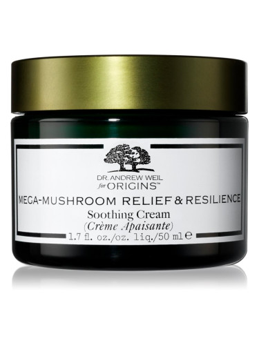 Origins Dr. Andrew Weil for Origins™ Mega-Mushroom Relief & Resilience Soothing Cream успокояващ и хидратиращ крем 50 мл.