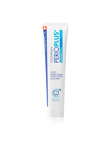 Curaprox Perio Plus+ Support 0.09 CHX паста за зъби против кървене на венци и пародонтоза 75 мл.