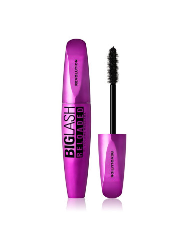 Makeup Revolution Big Lash Reloaded спирала за екстра обем цвят Black 8 мл.