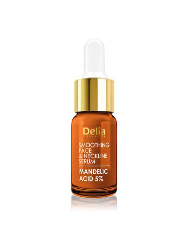 Delia Cosmetics Professional Face Care Mandelic Acid Изглаждащ серум с бадемова киселина за лице, врат и деколкте 10 мл.