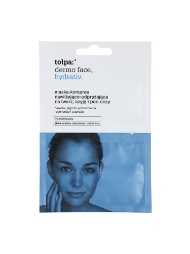 Tołpa Dermo Face Hydrativ интензивна хидратираща маска за зоната на лицето и очите 2 x 6 мл.