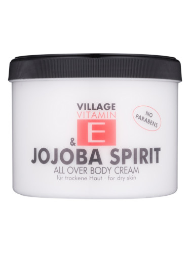 Village Vitamin E Jojoba Spirit крем за тяло без парабени 500 мл.