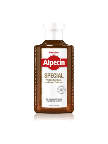 Alpecin Medicinal Special тоник срещу косопад за чувствителна кожа на скалпа 200 мл.