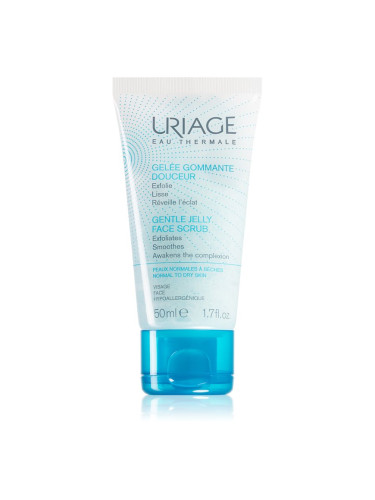 Uriage Hygiène Gentle Jelly Face Scrub нежен пилинг на кожата 50 мл.