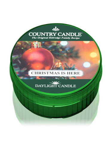 Country Candle Christmas Is Here чаена свещ 42 гр.