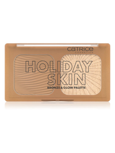 Catrice Holiday Skin озаряваща и бронзираща палитра 5,5 гр.