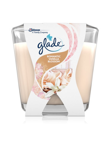 GLADE Romantic Vanilla Blossom ароматна свещ 70 гр.