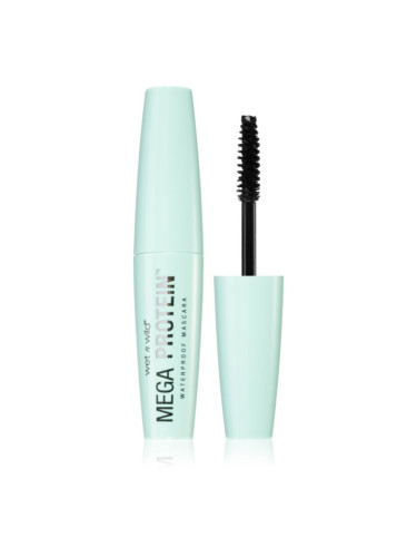 Wet n Wild MegaProtein Waterproof подхранваща спирала водоустойчив цвят Very Black 6 мл.