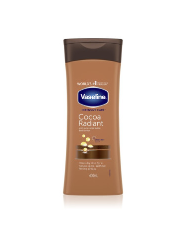 Vaseline Cocoa Radiant хидратиращо мляко за тяло с какаово масло 400 мл.
