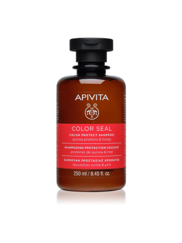 Apivita Color Seal Color Protect Shampoo шампоан за защита на боядисана коса без сулфати 250 мл.