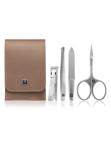 Zwilling Premium комплект за маникюр Taupe 4 бр.