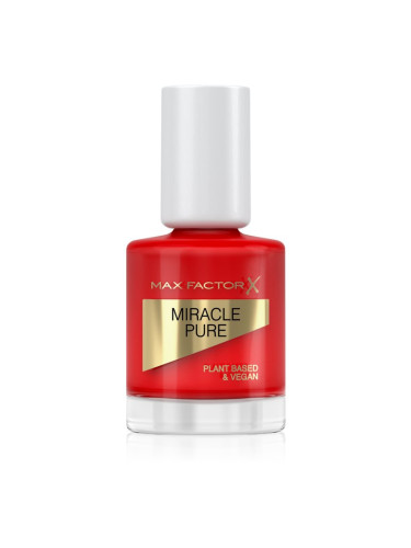 Max Factor Miracle Pure дълготраен лак за нокти цвят 305 Scarlet Poppy 12 мл.