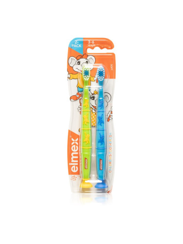 Elmex Children's Toothbrush четка за зъби за деца софт 3-6 years 2 бр.