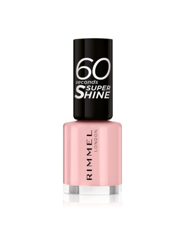 Rimmel 60 Seconds Super Shine лак за нокти цвят 722 All Nails On Deck 8 мл.